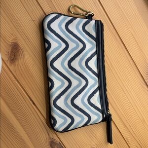 Merona Blue and White Striped Wallet